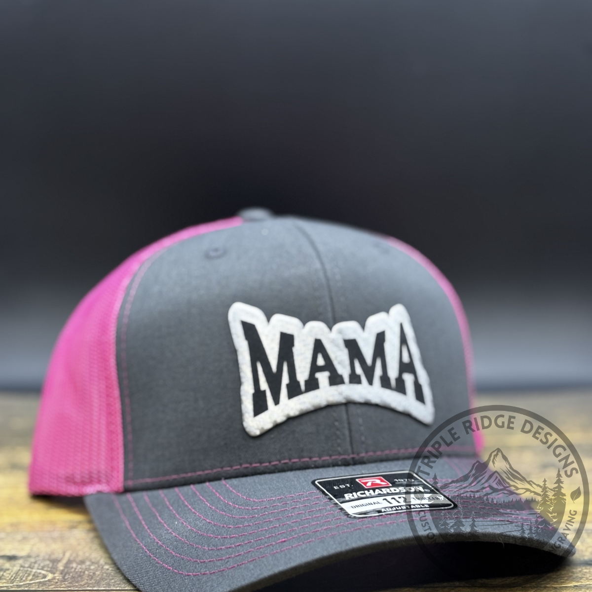 Mama Leather Patch Hat