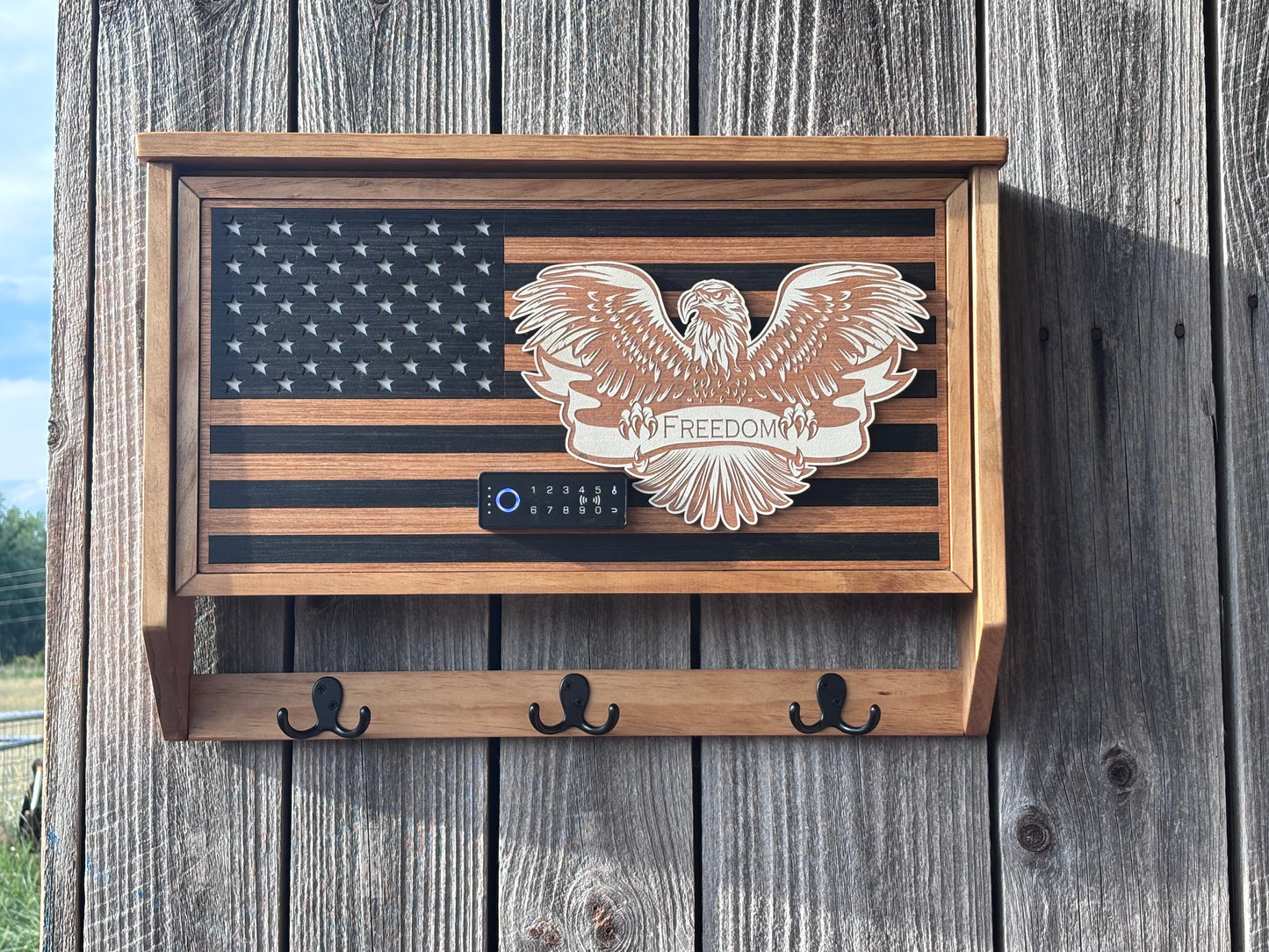 Triple Ridge Large Conceal Box- Handmade & Custom Engraved