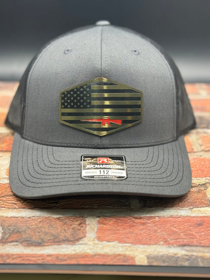 Black and Gold Flag Rifle