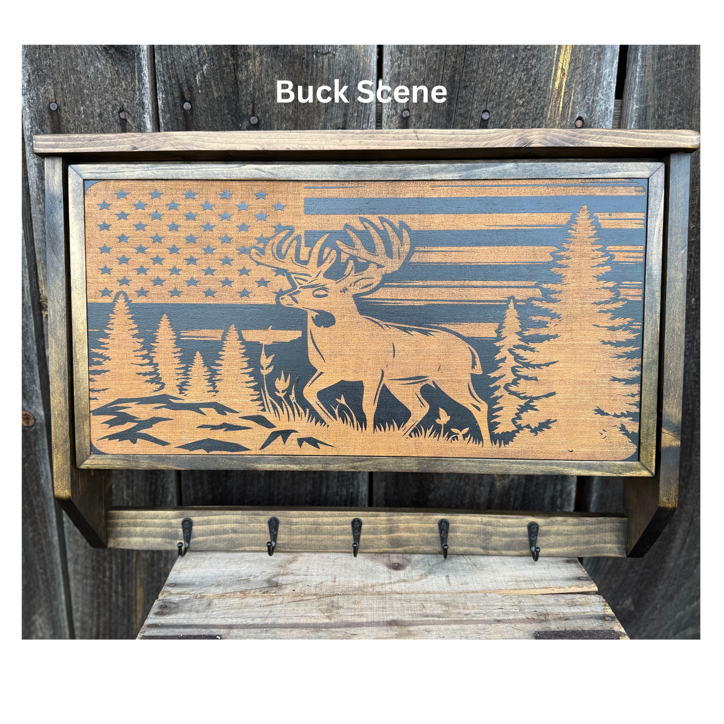 Triple Ridge Large Conceal Box- Handmade & Custom Engraved