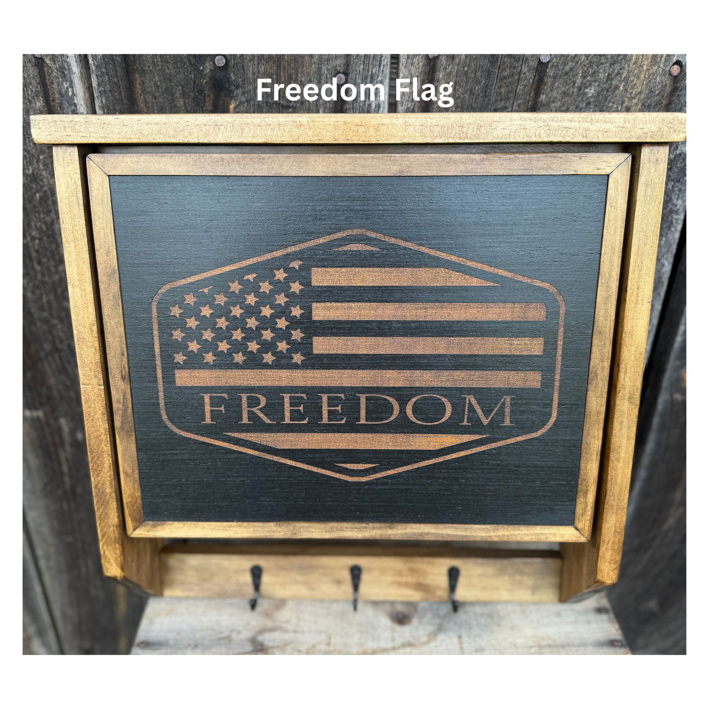 Triple Ridge Large Conceal Box- Handmade & Custom Engraved