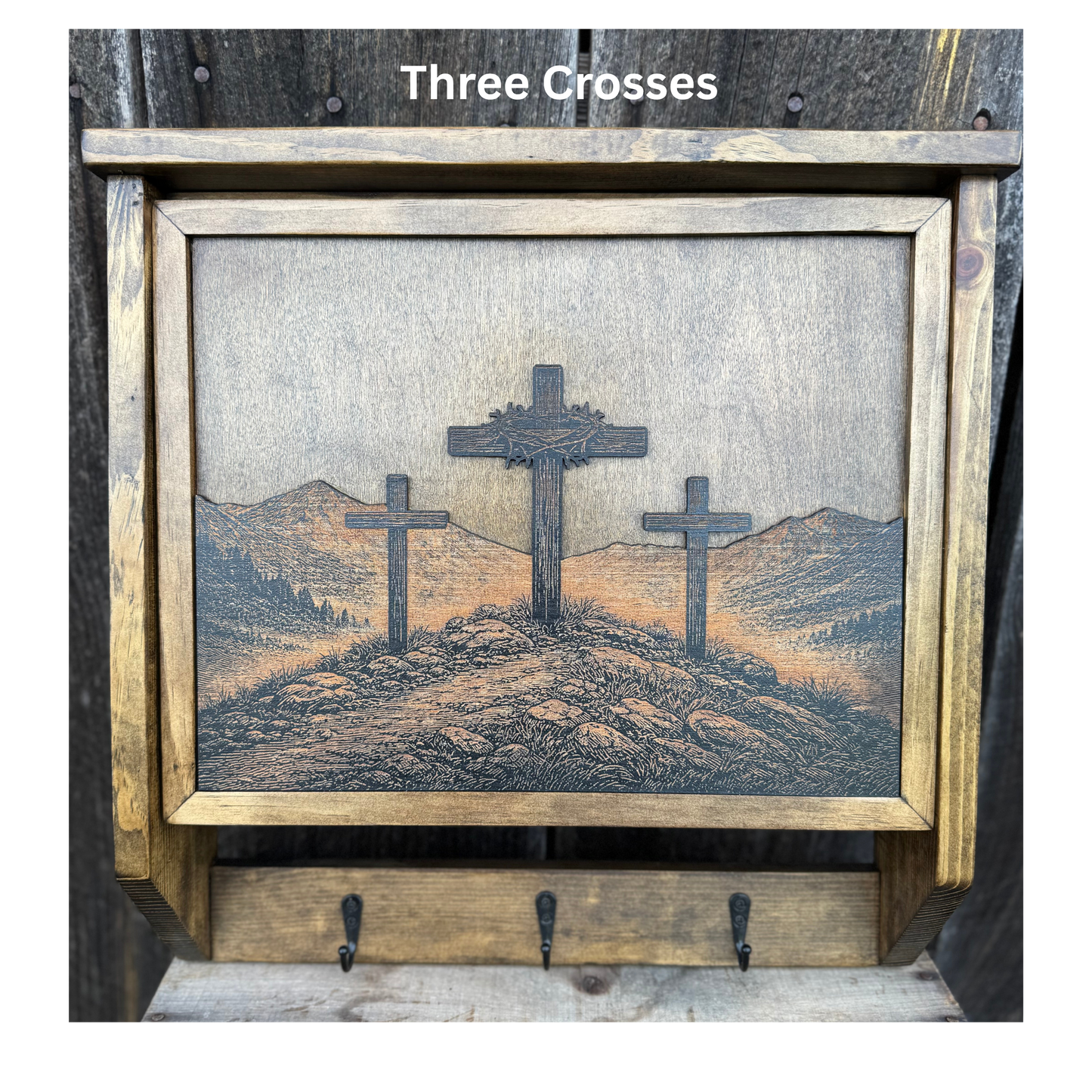Triple Ridge Large Conceal Box- Handmade & Custom Engraved