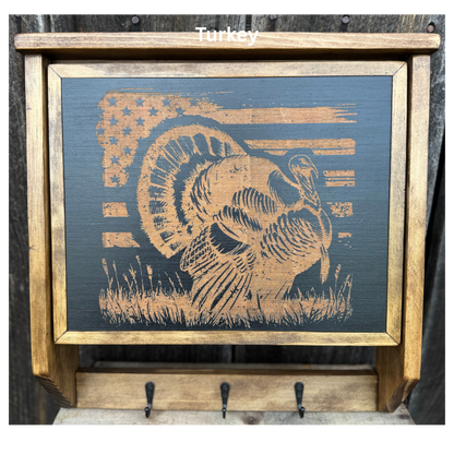 Triple Ridge Large Conceal Box- Handmade & Custom Engraved