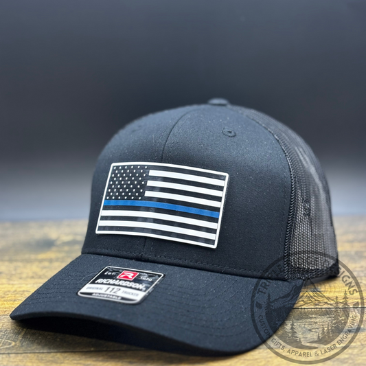 Back the Blue Acrylic Patch Hat