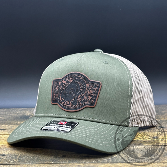 Turkey Leather Patch Hat