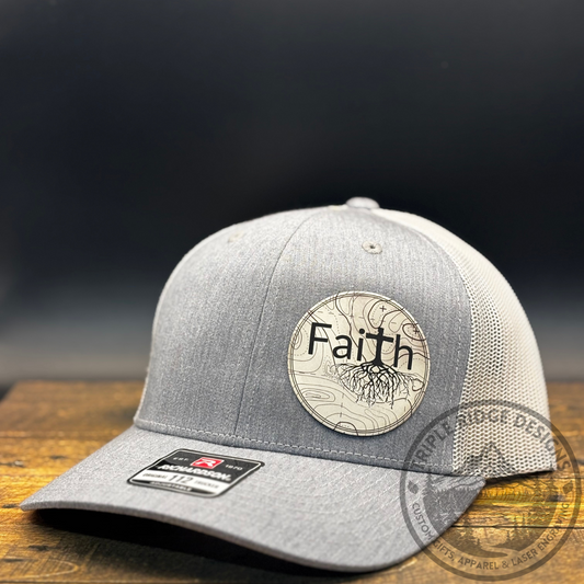 Leather Patch Faith Hat