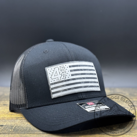 Leather Patch Hat