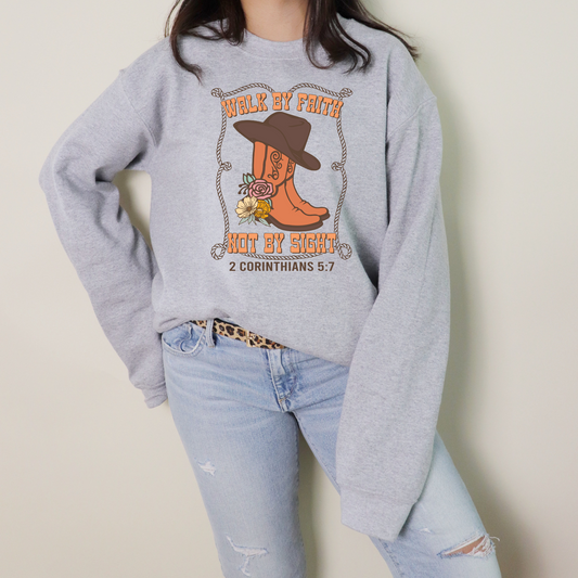 Walk by Faith Crew Neck